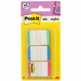Post-it Durable Tabs - 1.50" Tab Height x 1" Tab Width - Green, Red, Blue Tab(s) - Repositionable Product Image 