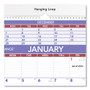 At-A-Glance 3-Month Wall Calendar - Large - Julian Dates - Monthly - 12 Month - January 2026 to December 2026 (AAGPM628) Product Image 