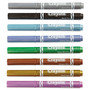 Crayola 8-color Metallic Markers - Cobalt Blue, Green Machine, Slick Silver, Copper Mine, Gold Ingot, Purple Steel, Black Iron, Pink Bling Ink (CYO588628) Product Image 