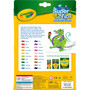 Crayola Washable Super Tips Markers, Fine/Broad Bullet Tips, Assorted Colors, 20/Set Product Image 
