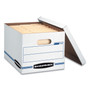 Bankers Box STOR/FILE Basic-Duty Storage Boxes, Letter/Legal Files, 12" x 16.25" x 10.5", White, 20/Carton (FEL0070333) View Product Image