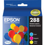 Epson DURABrite Ultra 288 Original Standard Yield Inkjet Ink Cartridge - Pigment Black, Pigment Cyan, Pigment Magenta, Pigment Yellow - (EPST288120BCS) Product Image 