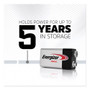 Energizer 9-Volt MAX Alkaline Batteries - For Multipurpose - 9V - 595 mAh - 9 V DC (EVE522BP2) Product Image 
