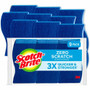 Scotch-Brite Non-Scratch Scrub Sponges - 0.8" Height x 4.3" Width x 2.8" Depth - 9 / Pack - Cellulose Product Image 