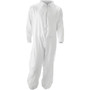 MALT ProMax Coverall - Recommended for: Chemical, Painting, Food Processing, Pesticide Spraying, Asbestos Abatement - Small - Zipper Closure - Polyolefin - White Product Image 