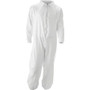 MALT ProMax Coverall - Recommended for: Chemical, Painting, Food Processing, Pesticide Spraying, Asbestos Abatement - Small - Zipper Closure - Polyolefin - White Product Image 