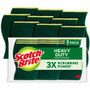 Scotch-Brite Heavy-Duty Scrub Sponges - 2.8" Height x 4.5" Width - 9 / Pack Product Image 