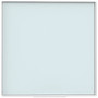 U Brands Glass Non-Magnetic Dry-Erase Board - 36" (3 ft) Width x 36" (3 ft) Height - Frosted White Tempered Glass Surface - White Aluminum Frame - Square - Horizontal/Vertical Product Image 