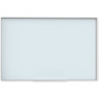 U Brands Glass Non-Magnetic Dry-Erase Board - 36" (3 ft) Width x 24" (2 ft) Height - Frosted White Tempered Glass Surface - White Aluminum Frame - Rectangle - Horizontal/Vertical Product Image 