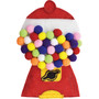 Creativity Street Peel-n-Stick Pom Pons - Project - 11.75" Height x 1.50" Width x 9.25" Length - White, Pink, Purple, Blue, Yellow, Orange, Green, Red - Plush (PACAC813001) Product Image 
