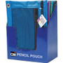 Charles Leonard Carrying Case (Pouch) Pencil, Ring Binder - Assorted - 7.6" Height x 10" Width x 0.1" Depth Product Image 