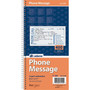 Adams Spiral Bound Phone Message Books - 400 Sheet(s) - Spiral Bound - 2 Part - 5.25" x 11" Sheet Size - Assorted Sheet(s) Product Image 