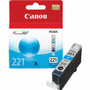 Canon CLI-221C Original Inkjet Ink Cartridge - Cyan - 1 Each Product Image 