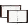 At-A-Glance Harrison Day Planner - 1 Year - 8 1/2" x 11" Sheet Size - 3-ring - Brown - Card Slot, Business Card Holder, Pen Loop, Pocket, Notepad, Phone Directory, Pouch (AAG3070304) Product Image 