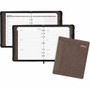At-A-Glance Harrison Day Planner - 1 Year - 8 1/2" x 11" Sheet Size - 3-ring - Brown - Card Slot, Business Card Holder, Pen Loop, Pocket, Notepad, Phone Directory, Pouch Product Image 