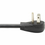 Tripp Lite series P024-010-15D Power Extension Cord - For Server, Computer, PDU, UPS, Workstation, Surge Protector, Network Device, Monitor - 120 V AC / 15 A - Black - 10 ft Cord Length - NEMA 5-15P / NEMA 5-15R (TRPP02401015D) Product Image 