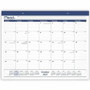 Cambridge Basic 2025-2026 Monthly Desk Pad Calendar, Standard, 21 3/4" x 17" - Standard - Monthly - 15 Month - October 2025 to December 2026 - 1 Month Single Page Layout Product Image 