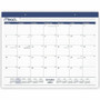 Cambridge Basic 2025-2026 Monthly Desk Pad Calendar, Standard, 21 3/4" x 17" - Standard - Monthly - 15 Month - October 2025 to December 2026 - 1 Month Single Page Layout Product Image 