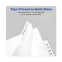 Avery-Style Preprinted Legal Side Tab Divider, Exhibit U, Letter, White, 25/pack, (1391) (AVE01391) View Product Image
