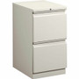 HON Brigade H33823R Pedestal - 28" Height x 15" Width x 22.9" Depth - 2 x File Drawer(s) - Finish: Light Gray Product Image 