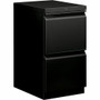 HON Brigade H33820R Pedestal - 28" Height x 15" Width x 19.9" Depth - 2 x File Drawer(s) - Finish: Black Product Image 