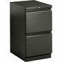 HON Brigade H33823R Pedestal - 28" Height x 15" Width x 22.9" Depth - 2 x File Drawer(s) - Finish: Charcoal Product Image 