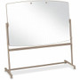 Quartet Large Reversible Total Erase Mobile Easel - 72" (6 ft) Width x 48" (4 ft) Height - White Surface - Neutral Metal Frame - Rectangle Product Image 