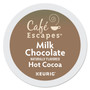 Caf Escapes Cafe Escapes Milk Chocolate Hot Cocoa K-Cups, 96/Carton View Product Image