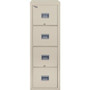 FireKing Patriot Series 4-Drawer Vertical Fire Files - 17.7" Width x 31.6" Depth x 52.8" Height - 4 x Drawer(s) for File - Letter - Vertical - Fire Proof, Impact Resistant, Locking Drawer, Scratch Resistant, Recessed Handle, Ball Bearing Slide Product Image 