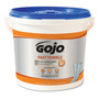 GOJO FAST TOWELS Hand Cleaning Towels, 9 x 10, Fresh Citrus, Blue, 225/Bucket, 2 Buckets/Carton (GOJ629902CT) View Product Image