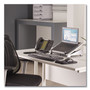 Fellowes Office Suites Laptop Riser, 15.13" x 11.38" x 4.5" to 6.5", Black/Silver, Supports 10 lbs Product Image 
