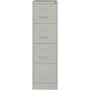 Lorell Fortress Series 26-1/2" Commercial-Grade Vertical File Cabinet - 15" Width x 26.5" Depth x 52" Height - (LLR60192) Product Image 