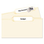 Avery Permanent TrueBlock File Folder Labels with Sure Feed Technology, 0.66 x 3.44, White, 30/Sheet, 50 Sheets/Box AVE5366 (AVE5366) View Product Image
