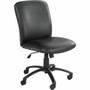 Safco Uber Big and Tall High Back Executive Chair - Black Seat Color - Vinyl, Foam Seat Material - Black Frame Color - 5-star Base Product Image 