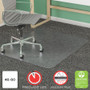 deflecto SuperMat Frequent Use Chair Mat, Medium Pile Carpet, Flat, 46 x 60, Rectangle, Clear View Product Image