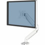 Fellowes Platinum Mounting Arm for Monitor - White - Height Adjustable - 1 Display(s) Supported - 32" to 40" Screen Support - 17.64 lb Load Capacity Product Image 