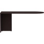 Lorell Essentials Series Peninsula Desk Box 1 of 2 - 29.5" Height x 66" Width x 30" Depth Desk, x 1" Thickness Top - (LLR18262) Product Image 