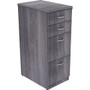 Lorell Relevance Series 4-Drawer File Cabinet - 40.4" Height x 15.5" Width x 23.6" Depth - 4 x File, Box Drawer(s) - Finish: Charcoal, Laminate Product Image 