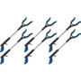 Ettore Grip 'n Grab Multipurpose Pickup Tool - 16" Reach - Lightweight, Rust Proof, Articulating Head, Comfortable Handle - Aluminum, Plastic, Rubber - Blue Product Image 