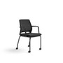 Safco Medina Guest Chair - 16" Height x 18" Width Chair Back, 18" Height x 18" Width x 18" Depth Chair Seat, 33.5" Height x 23.5" Width x 23.5" Depth Chair - Finish: Black Product Image 