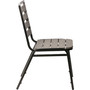 Lorell Faux Wood Outdoor Chairs - Charcoal Gray Seat Color - (LLR42687) Product Image 