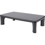 Allsop Hi-Lo Adjustable Monitor Stand - (32190) - Up to 32" Screen Support - 30 lb Load Capacity - 4" Height x 15.80" Width x 9.50" Depth - Medium Density Fiberboard (MDF), Rubber Product Image 
