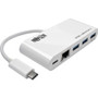 Tripp Lite series U460-003-3AG-C USB 3.1 Gen 1 USB-C Portable Hub/Adapter - USB 3.1 Type C - (TRPU4600033AGC) Product Image 