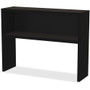Lorell Fortress Modular Series Stack-on Hutch - x 48" Width - Material: Steel - Finish: Black - Grommet, Cord Management Product Image 