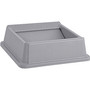 Rubbermaid Commercial Untouchable Square Swing Top - Square - Gray - (RCP266400GYCT) Product Image 