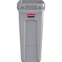 Rubbermaid Commercial Slim Jim Vented Container - 16 gal Capacity - (RCP1971258CT) Product Image 