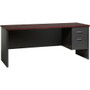 Lorell Fortress Modular Series Right-pedestal Credenza - 72" Width x 24" Depth, x 1.1" Thickness Top - (LLR79162) Product Image 