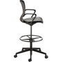 Safco Shell Extended-Height Chair - Black Vinyl Seat Color - (SAF7014BL) Product Image 