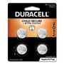 Duracell Lithium Coin Batteries With Bitterant, 2032, 4/Pack View Product Image