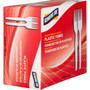 Genuine Joe Heavyweight White Plastic Forks - Disposable - (GJO0010430CT) Product Image 